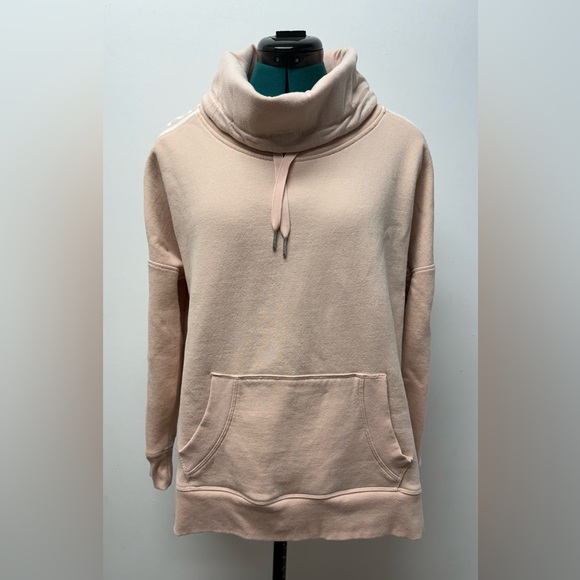 Calvin Klein Women’s Performance Graphic Sleeve Light Melon Sweatshirt Size M - Picture 1 of 10